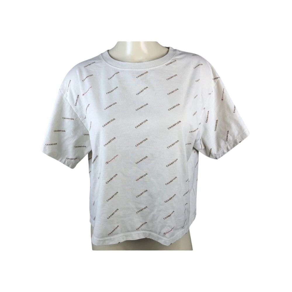Champion Crop Cream Womens T-Shirt XXL GUC